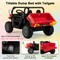 Steel 2-Seater Kids Dump Truck with Remote, Shovel and Off-Road Performance